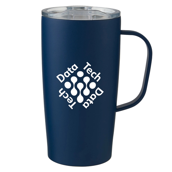 Matte Blue color option for 20 Oz. Everest Stainless Steel Insulated Mug With Handle