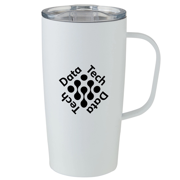 Matte White color option for 20 Oz. Everest Stainless Steel Insulated Mug With Handle