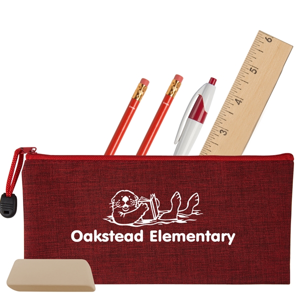 Red color option for Heathered School Kit
