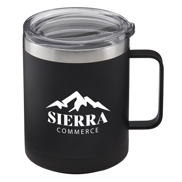Matte Black color option for 14 Oz Stainless Steel Camping Mug
