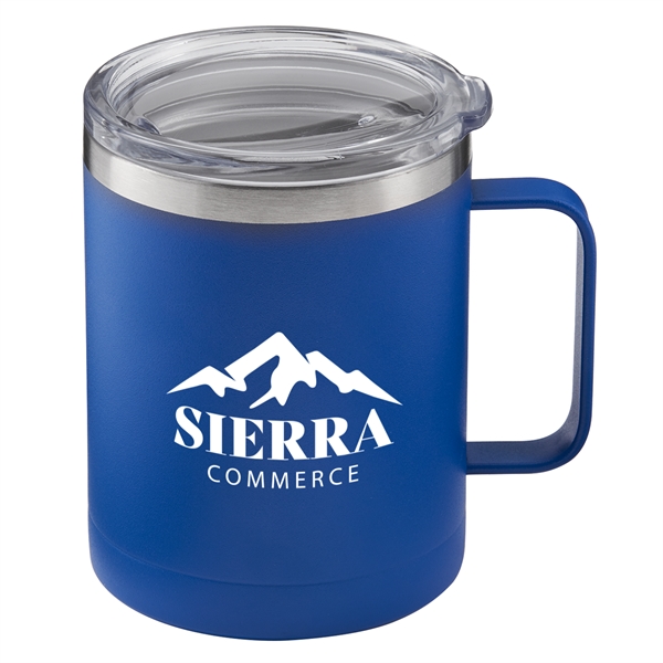 Matte Blue color option for 14 Oz Stainless Steel Camping Mug