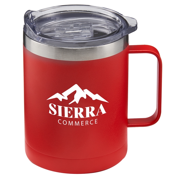 Matte Red color option for 14 Oz Stainless Steel Camping Mug
