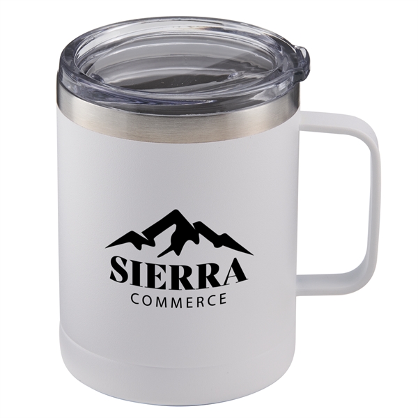 Matte White color option for 14 Oz Stainless Steel Camping Mug