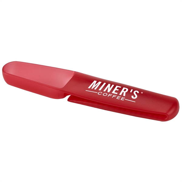 Translucent Red color option for Measure Up Coffee Scoop'n Clip