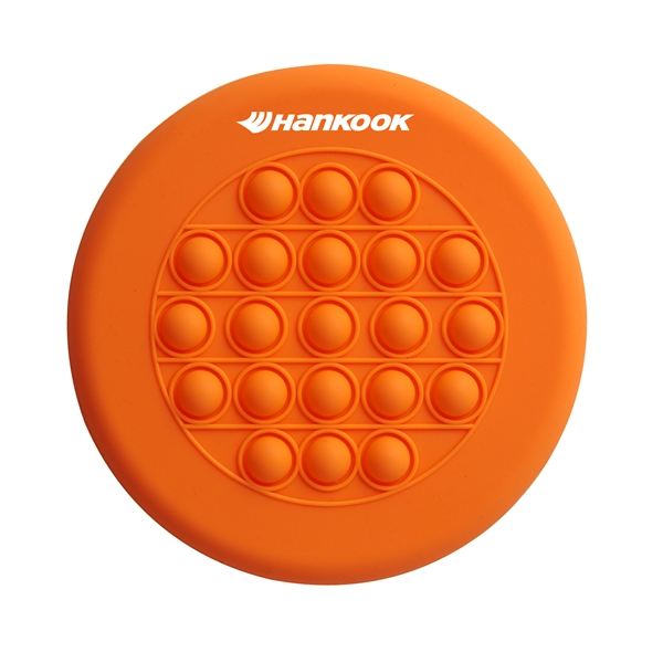 Orange color option for Silicone Pop It Stress Reliever Flyer