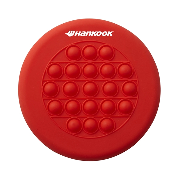 Red color option for Silicone Pop It Stress Reliever Flyer