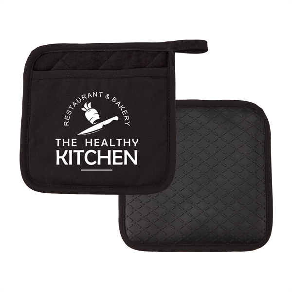 Black color option for Silicone & Rpet Pot Holder Trivet