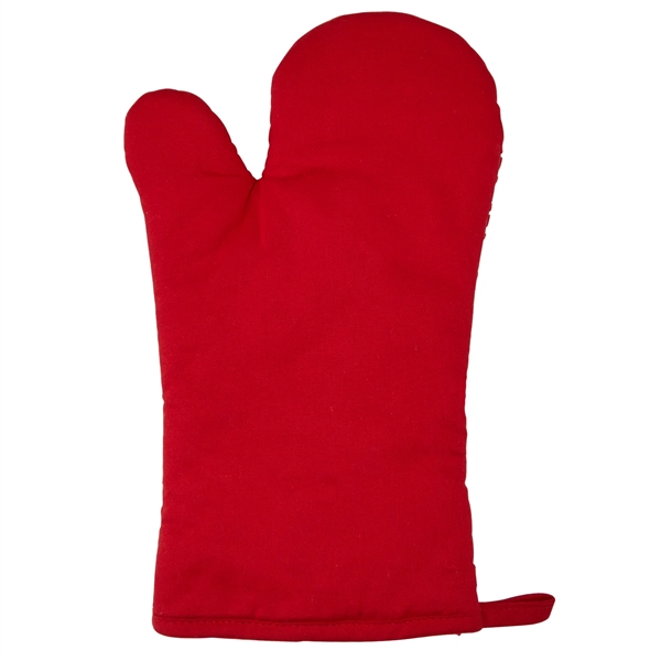 Red color option for Silicone & Rpet Oven Mitt