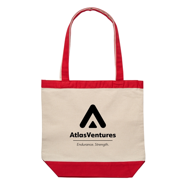 Red color option for 10 Oz Cotton Canvas Tote Bag