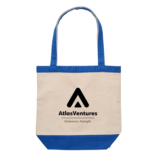 Royal Blue color option for 10 Oz Cotton Canvas Tote Bag