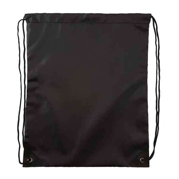 Black color option for Rpet Drawstring Backpack
