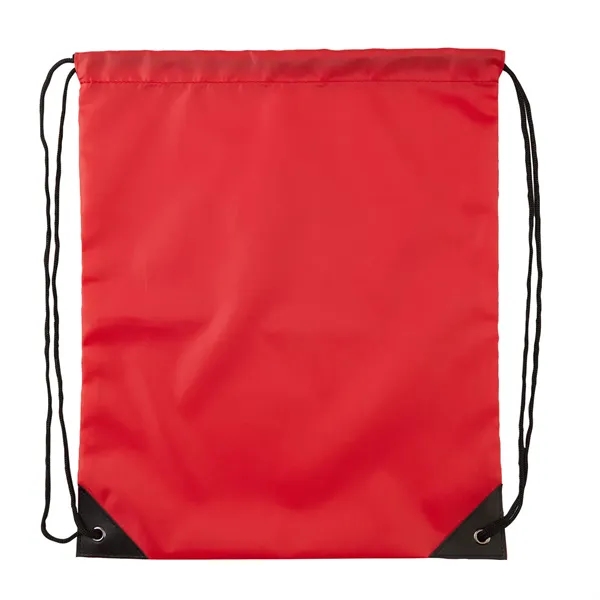 Red color option for Rpet Drawstring Backpack