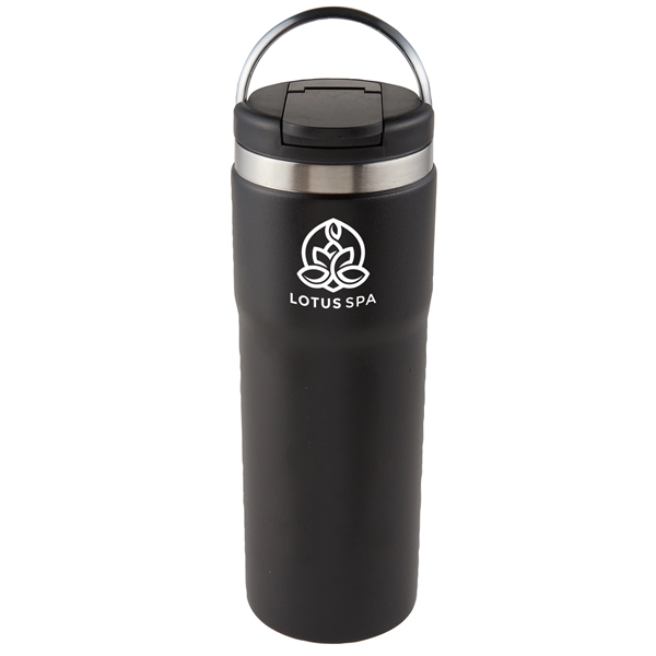 Matte Black color option for 20 Oz Stainless Steel Bottle With Carrying Handle