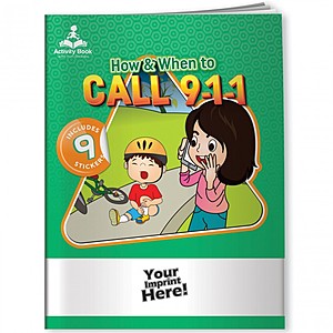Photo of Activity Book W And Fun Stickers   How & When To Call 9 1 1