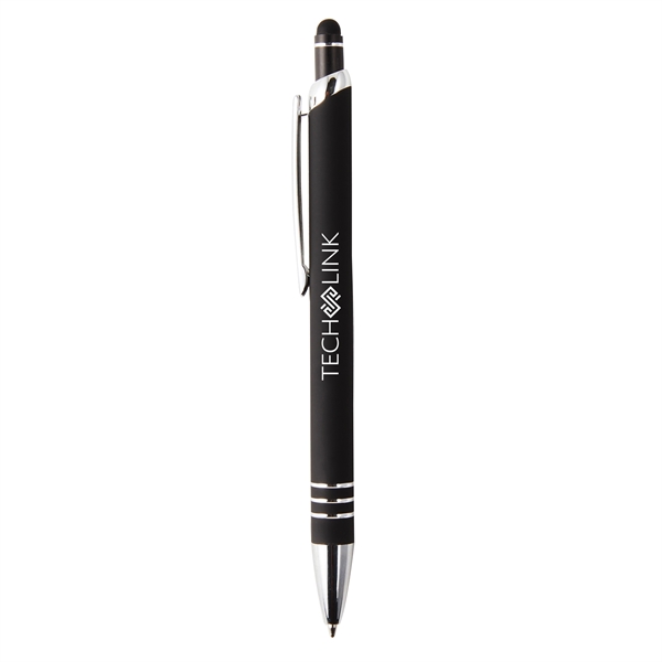 Metallic Black color option for Venice Velvet Touch Aluminum Stylus Pen