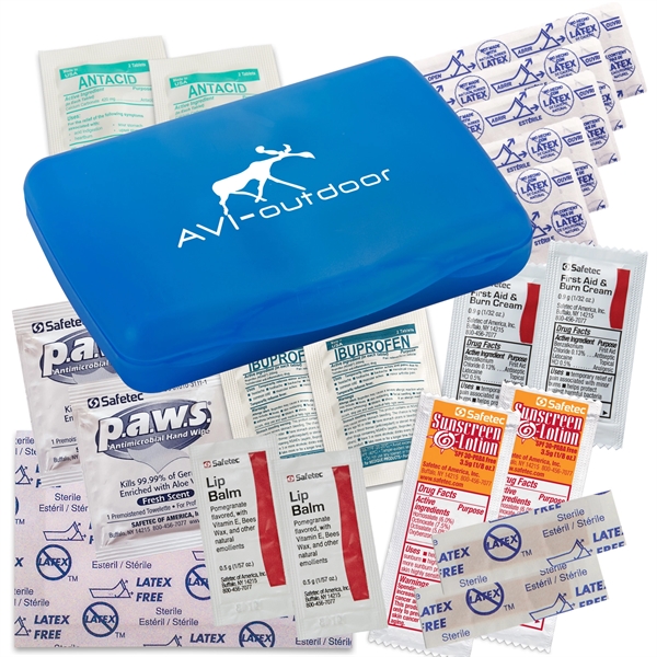 Translucent Blue color option for Outdoor First Aid Kit
