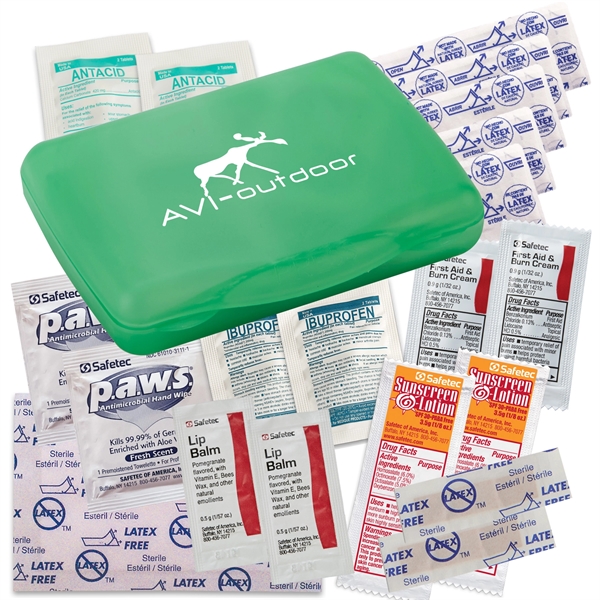 Translucent Green color option for Outdoor First Aid Kit