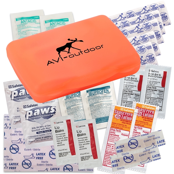 Translucent Orange color option for Outdoor First Aid Kit