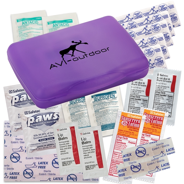 Translucent Purple color option for Outdoor First Aid Kit