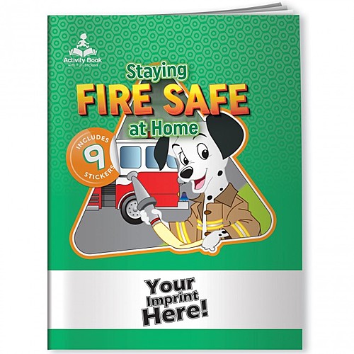 Photo of Activity Book W And Fun Stickers   Staying Fire Safe At Home
