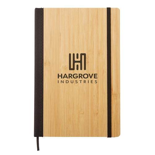 Main photo of 6" X 8" Bamboo Journal With Rpet Back