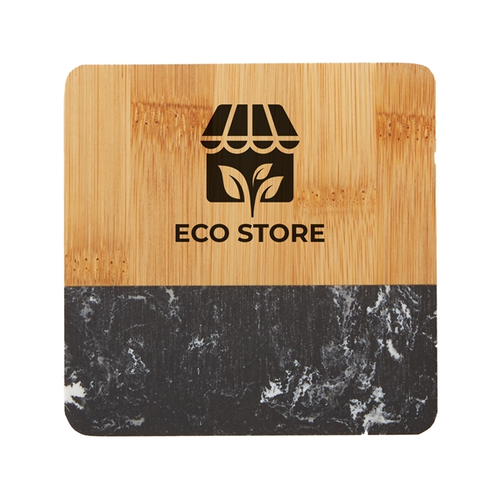 Main photo of Bamboo & Marble Coaster