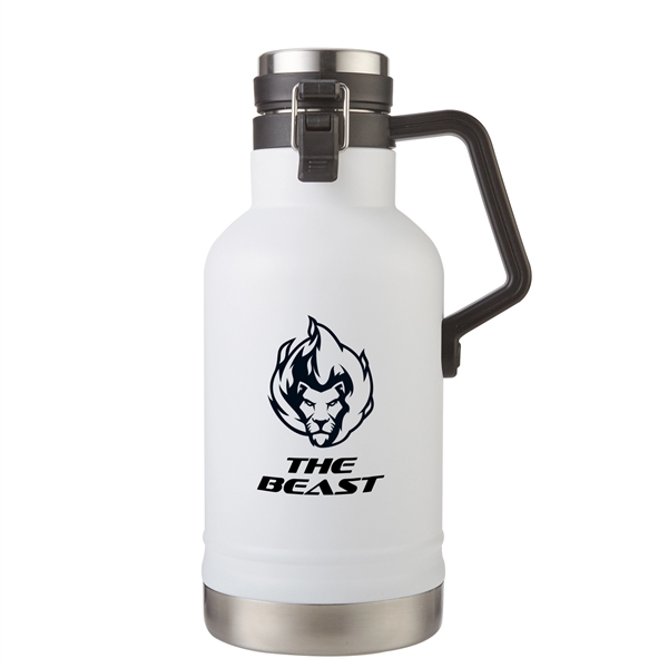 Matte White color option for 64 Oz Double Wall Insulated Stainless Steel Growler