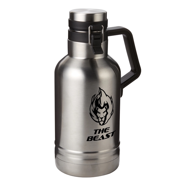Silver color option for 64 Oz Double Wall Insulated Stainless Steel Growler