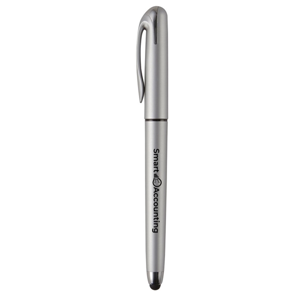 Metallic Silver color option for Stylus Gel Pen   Pacifica Velvet Touch Vgc
