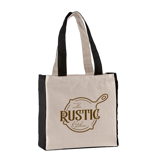 Black color option for 10 Oz. Cotton Canvas Tote Bag   12" X 12" X 4 1/2"