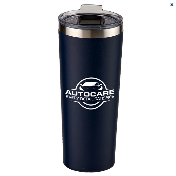Blue color option for 28 Oz. Powder Coated Stainless Steel Travel Tumbler