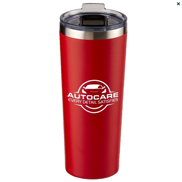 Red color option for 28 Oz. Powder Coated Stainless Steel Travel Tumbler