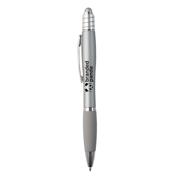 Metallic Silver color option for Fullerton Velvet Touch Mgc Spin Top Stylus Pen
