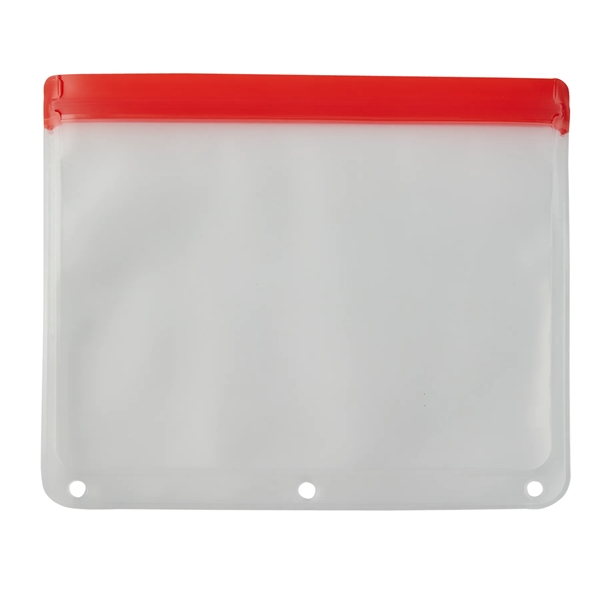 Red color option for Zip It™ Peva School Pouch