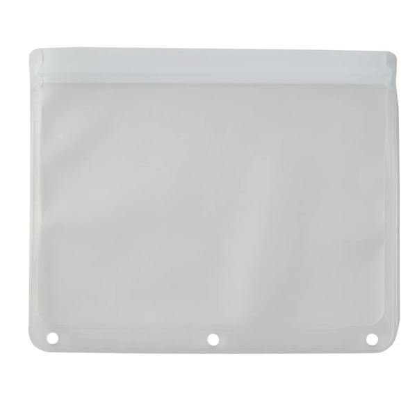 White color option for Zip It™ Peva School Pouch