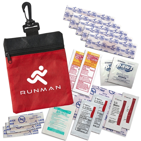 Red color option for Rpet Outdoor First Aid Kit