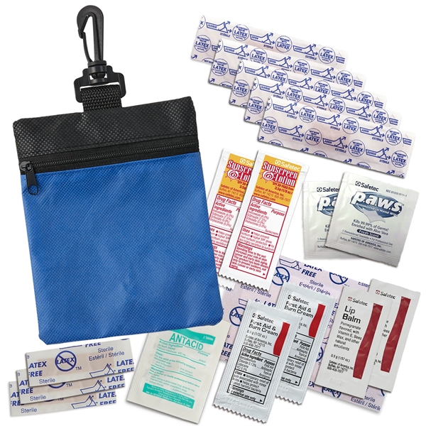 Royal Blue color option for Rpet Outdoor First Aid Kit