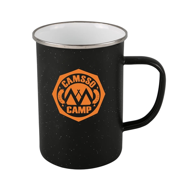 Matte Black color option for 20 Oz. Speckle It™ Enamel Camping Mug