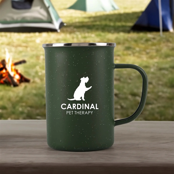 Matte Dark Green color option for 20 Oz. Speckle It™ Enamel Camping Mug