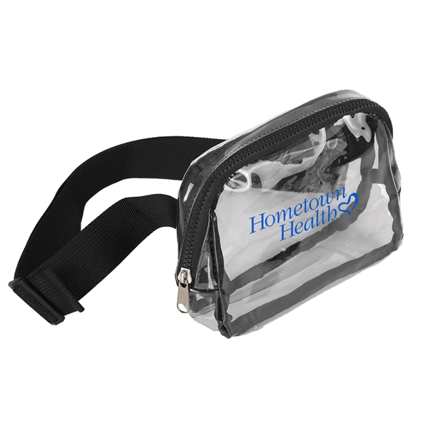 Black color option for Clear Over The Shoulder Bag