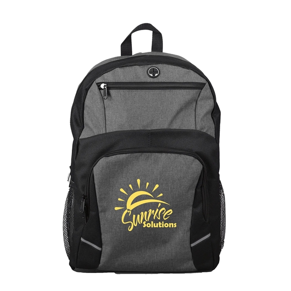 Heathered Gray color option for Stanford Heathered 16" Laptop Backpack