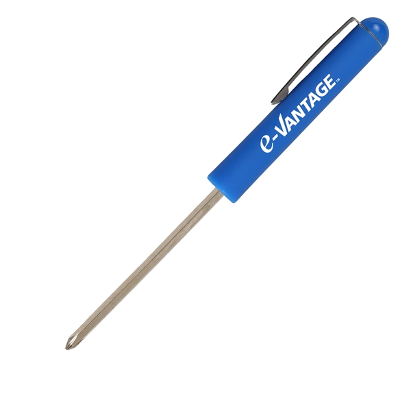 Royal color option for Pocket Screwdriver With Reversible Phillips And Flat Blade