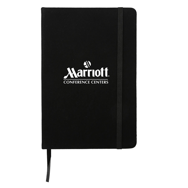 Black color option for Suede Fabric Hardbound Journal Notebook