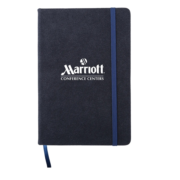 Dark Blue color option for Suede Fabric Hardbound Journal Notebook