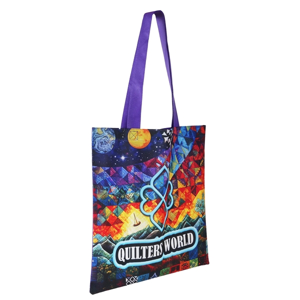 Purple color option for Sublimated Non Woven Tote Bag