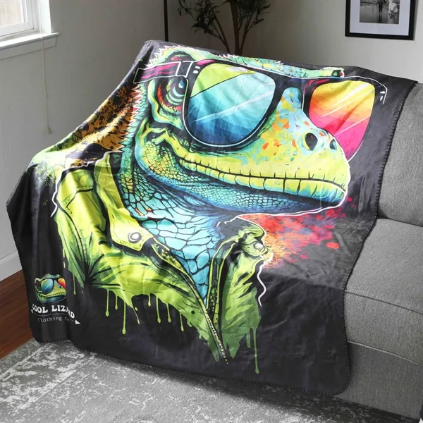 Gray color option for Sublimated Fleece Blanket