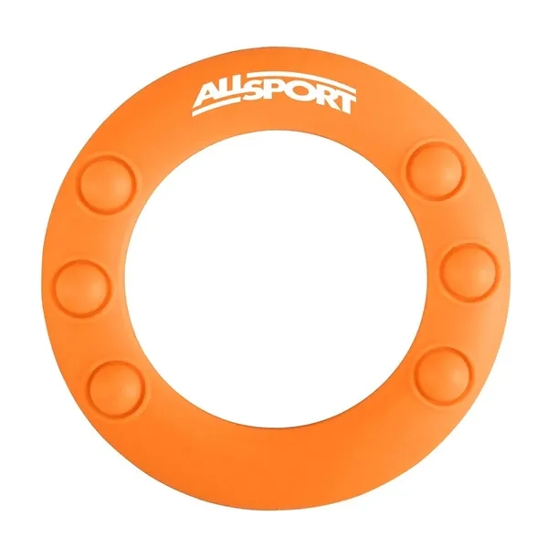 Orange color option for Silicone Wrist Pop It Disc