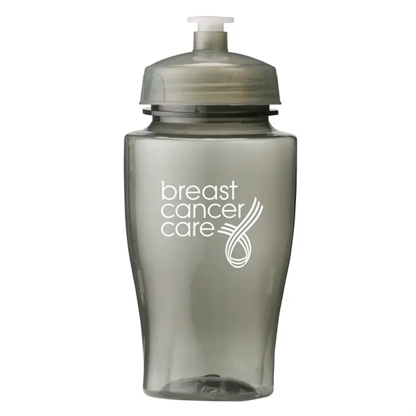 Translucent Smoke color option for 16 Oz. Rpet Wide Mouth Water Bottle