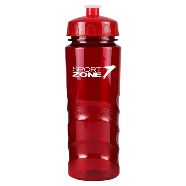 Translucent Red color option for 20 Oz. Rpet Water Bottle