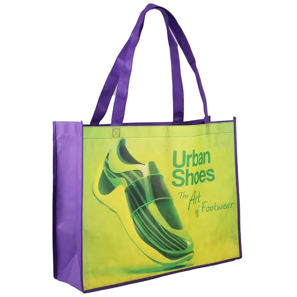 Purple color option for Sublimated Shopping Tote Bag